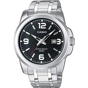Casio Montre Homme Analogique Quartz avec Bracelet en Acier Inoxydable - MTP-1314PD-1A