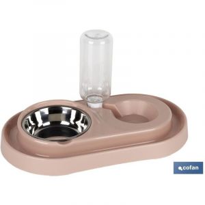 Cofan Distributeur d'eau et de nourriture | Accessoire pour animaux de compagnie | Mod&egrave;le Nala