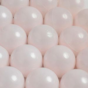 Balles pour Piscine à Balles de Jeu pour Bébé Enfants MISIOO Plastique Colorées 6 cm 100 Boules Rose Clair