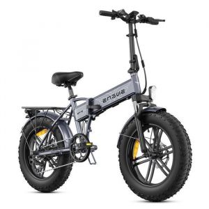 Engwe Ep-2 Boost - V&eacute;lo &Eacute;lectrique Pliable 20 Pouces - Batterie 48 V 13 Ah - Autonomie 100 Km - Gris