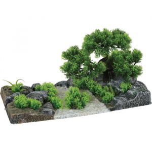 Zolux D&eacute;cor complet pour aquarium 40 cm Landscape Arbre