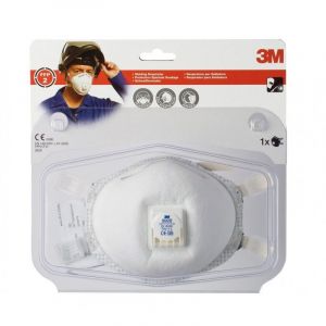 3M 9928 Masque pour fumée de soudure avec soupape contre particules irritantes Certifié EN sécurité