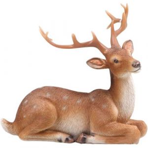 Farmwood Animals - Cerf couché en résine