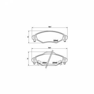 Brembo 4 plaquettes de frein P83053