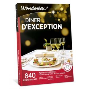 Image de Wonderbox D&icirc;ner d'exception - Coffret cadeau