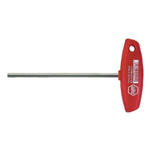 Wiha Cl&eacute; m&acirc;le six pans avec manche en T (334) 4 mm, 100 mm - 00912
