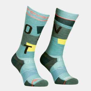 Ortovox Freeride Long Socks Cozy - Chaussettes en laine mérinos femme Ice Waterfall 42 - 44