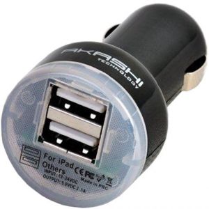 Akashi ALT2USBCARCH - Chargeur allume-cigare USB 2.1A
