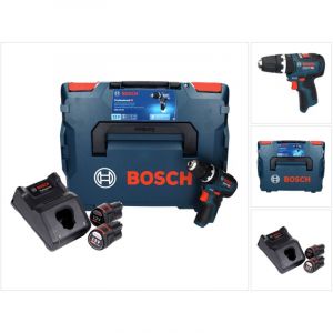 Bosch GSB 12V-35 Professional Perceuse-visseuse à percussion sans fil 35 Nm Brushless 12V + 2x Batteries 3,0 Ah + Chargeur +