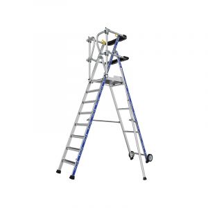 Tubesca Plate-forme roulante sherpamatic garde-corps portillon 30 kg 8 1 pi&egrave;ce(s) roulante plate-forme roulante sherpamatic 8 marches 3.87 m 150 kg 3.37 m - t