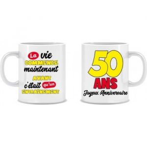 Mug &Acirc;ge Anniversaire 50 Ans