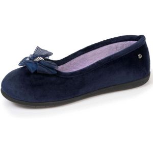 Isotoner Chaussons ballerines Femme Bleu marine