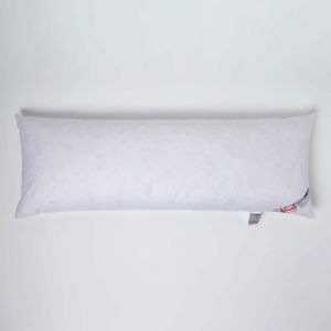 Homescapes - Traversin naturel en plumes et duvet d'oie, 145 x 40 cm