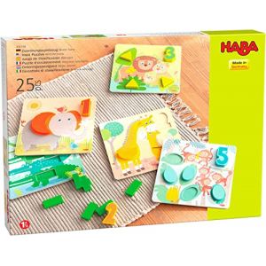 Haba Puzzle d'encastrement animaux sauvages