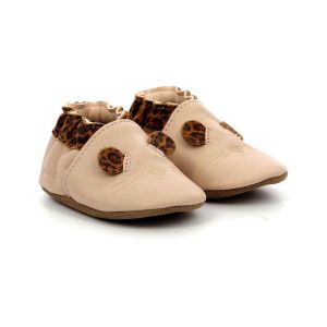 Robeez Chaussons Cuir Leo Mouse