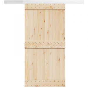 VidaXL Kit de quincaillerie de porte coulissante alliage d'aluminium