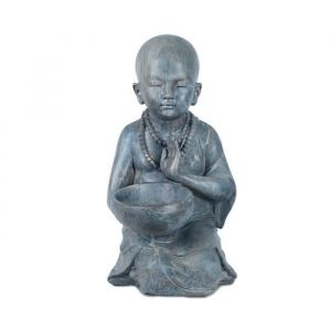 Statue By SIGRIS Bouddha Oriental 012074 Gris