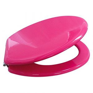 Image de MSV 141012 Abattant WC Acier Inoxydable/MDF Fuchsia 30 x 20 x 15 cm