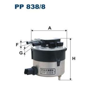 Image de Filtron Filtre a carburant PP838-8