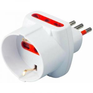 Rosi IPW TRP10-2B1SW TRIPLE ADAPTER FICHE 2P + T 2P + T JACK AVEC Socket by-pass