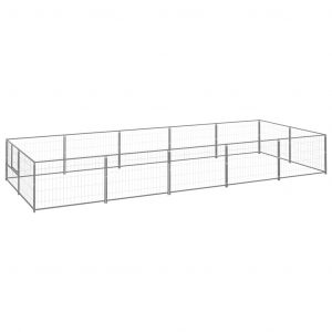 VidaXL Chenil Argent¿¿ 10 M? Acier