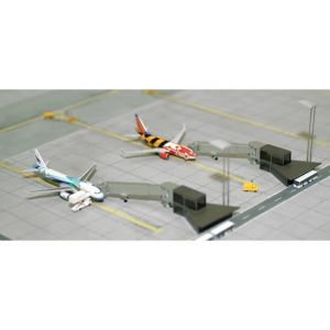 Herpa Miniatures montées - Passerelle sur Piste x2 520553 - 2 Pièces 1/500