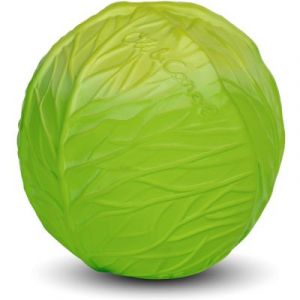 Oli & Carol Balle sensorielle Chou vert en caoutchouc naturel