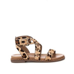 Carmela Femme 162389 Sandales Plates, léopard, 37 EU