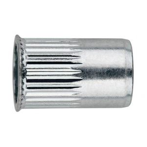 Index 250 écrous à sertir tête réduite M8 x 15 mm zingué - TRCR0815