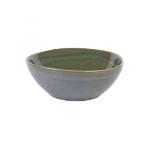 Table passion Lot de 2 bols 14 cm vert en grès H5.8
