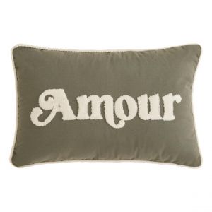Coussin Cherry 58x10cm - vert Kaki