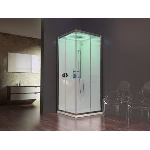 Image de Novellini Cabine Eon A80 Hydromassage coulissante Receveur Extra 11.5 cm -