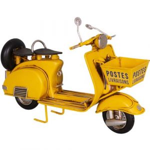 Antic Line cr&eacute;ations Scooter d&eacute;coratif en m&eacute;tal Livraisons