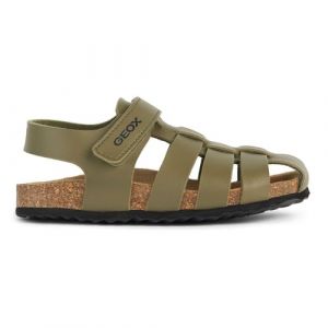 Geox Gar&ccedil;on J Ghita Boy Sandal, Military, 27 EU
