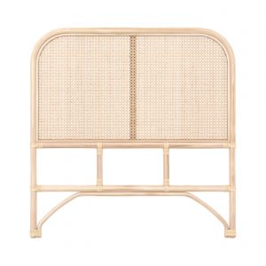T&ecirc;te de lit en rotin et cannage 90 cm - GRACE