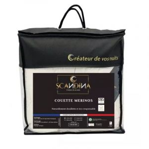 Doulito - Couette hiver laine Merinos - 140 x 200 cm - 400g/m² - Made in France