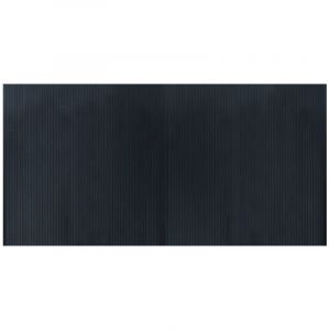 VidaXL Tapis rectangulaire gris 100x200 cm bambou Gris