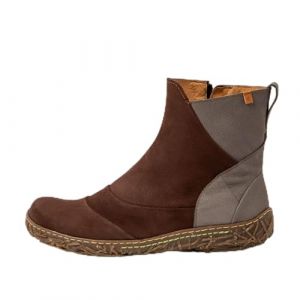 El Naturalista N5450 Nido Bottes pour femme, marron-gris, largeur 36 EU, Marron/gris, 36 EU Ancho