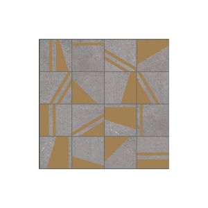 Image de Kokomo Grafito Oro Nassau Patchwork Carrelage Aspect Carreaux De Ciment