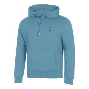 Lacoste Brushed Sweat À Capuche Hommes - Bleu Gris
