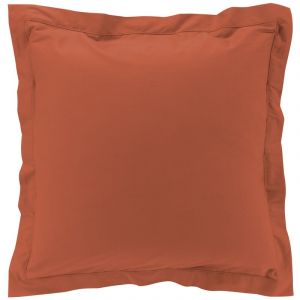 Taie d'Oreiller "Percaline" 63x63cm Terracotta Prix