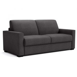 Mondo Canapé convertible express - 3 places - BL018 - Tissu como 22 Graphite - 190 x 100 x 87 cm