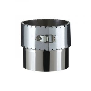 Poujoulat Raccord bas flexible sur buse &Oslash;80mm