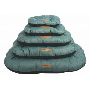 M pets Coussin ovale bleu pour chien Oleron Taille M