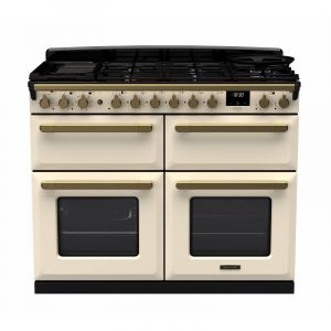 Falcon PIANO DE CUISSON ESTEL DELUXE BC TAB MIX 110 CM CREME PASTEL LAITON ANTIQUE