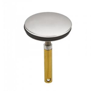 Valentin Clapet inox pour lavabo diamètre 39 mm, tige mini. 40 maxi. 60 mm
