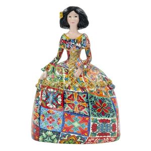 Signes Grimalt Figurine d&eacute;corative Pop Art Menina, sculpture moderne en r&eacute;sine, &oelig;uvre d'art multicolore pour la maison et le bureau, cadeau original