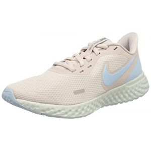 Nike Revolution 5, Chaussure de Marche Femme, Barely Rose/Hydrogen Blue-MTLC, 38 EU