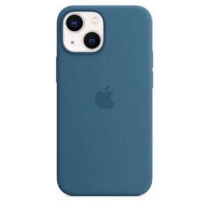Apple Coque iPhone 13 mini Silicone bleu MagSafe