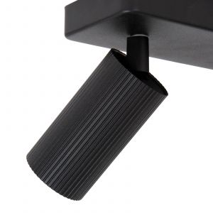 Lucide Spot pour plafond Clubs &agrave; 2 lampes, noir